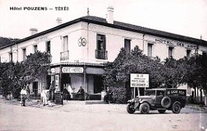 1907- Tenes - Hotel des Arts et Pompe a essence